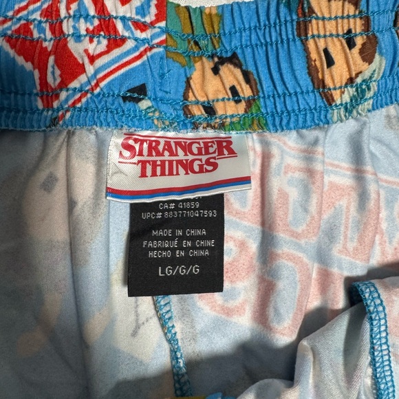 Stranger Things Pixel Characters Sleep Shorts - Picture 2 of 5